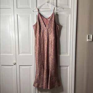Dress the Population Dusty Rose Dress - XL